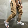 Männer Fracht Jogger Feste Bleistift Hosen Slim Fit Hosen Männliche Kleidung Casual Harem Streetwear Hose