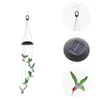 DHL SEND Solar Wind Chime LED Light Hummingbird Gift Color LED Scolorimento Decorazione da giardino Hanging Wall Light