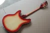 Factory Custom Sunburst Gitara elektryczna z 6 strunami, chromowany sprzęt, biały pickguard, Maple Fretboard, można dostosować