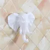 bedroom coat hook Elephant Head Wall Door Hook Self Adhesive Hanger Bag Keys Sticky Holder Living room bedroom coat 8608029