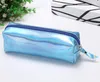 NEW Iridescent Laser Pencil Case Quality PU School Supplies Stationery Gift Pencilcase School Cute Pencil Bag Box School Tools Free Ship