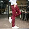 Mens Fashion Stretch Slim Casual Dress Chino Pants Business Trousers Red Black Blue Khaki 28 29 30 31 32 33 34 36 38MX190902