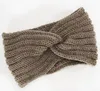 Winter Oor Warmer Gebreide Knoop Hoofdband Headwrap voor Lady Dames Haak Brede Stretch Haarband Turbans Haaraccessoires