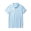Summer Mens Designer Shirts Brand Crocodile Moda Koszule dla mężczyzn Wysokiej jakości Solid z 4 kolorami Rozmiar S-XL