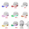 LED Lumineszenz-Baseballkappe Lumineszenz Outdoor-Sporthut Leuchtende Unisex-Leuchtkappen im Dunkeln Snapback LJJA33975751086