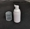 500pcs 1oz 30ml skumpumpflaskor plast mini skum påfyllningsflaska tvål dispenser för rengöring, resor, kosmetika sn3067