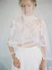 Nova imagem real de alta qualidade uma camada fita borda véu de casamento véu branco marfim champanhe meidekianna waltz comprimento liga pente