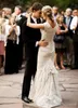 Günstige Modest Country Style Mermaid Brautkleider Kappen-Hülsen-Schaufel-Ausschnitt bodenlangen-Hochzeits-Kleid-Brautkleider Vestidos de noiva