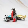 Mini encendedor de Gas encantador, encendedores creativos con forma de pingüino, llama de butano para cigarrillos, colección de decoración del hogar