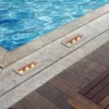 Luz de suelo a prueba de agua Luz de suelo de jardín al aire libre Luces LED Escaleras Enterradas Enterradas Arandela de pared de patio empotrada AC85-265V 12V