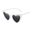 하트 선글라스 여성 브랜드 고양이 눈 태양 안경 여성 레트로 사랑의 하트 안경 여성 쇼핑 UV400 모양