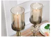 Vintage classique en métal candelabra chandelle antique candelabra mariage Noël trois cinq chandeliers armés Holder7228144