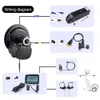 Nova versão DIY Tongsheng TSDZ2 36V 48V Torque Sensored ebike Mid Drive Crank Motor Kit com bicicleta elétrica 36V 48V cabide traseiro bat6304745