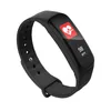C1 montre-bracelet intelligente Suppors appel moniteur de fréquence cardiaque Fitness Tracker Bracelet podomètre étanche Bluetooth montre intelligente pour iPhone Android