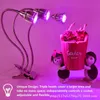 LED Grow Light 21 W Clip Desk-lamp Volledig spectrum met 360 graden flexibele zwanenhalslicht voor kantoorhuis Indoor Garden Greenhouse