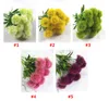 Decorative Flowers Single Stem Dandelion Artificial Flowers Dandelion Plastic Flower Party Wedding Table Centerpieces 5 Style WX9-1687