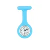 candy color Silicone Clip Nurse Doctor Pocket Watch Jelly Watch New Fashion Jewelry for Women Kids Gift