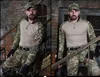 Nya män som klättrar byxor Frogman Capris Tactical Waterproof Outdoor Camouflage Special Troops Training Army Team Tracksuits Prot2335