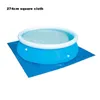 Large Size Swimming Pool Cover Cloth Bracket Pool Cover Inflatable Swimming Dust Diaper Round PE For Outdoor Garden2559