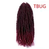 Lans 24 Zoll Passion Twist Häkelhaar vorgedrehte synthetische Flechthaarverlängerung Spring Bomb Twist für schwarze Frauen LS01Q