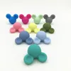50pcs NEW Silicone Beads Baby Teething Beads Safe Grade Nursing Chewing DIY lot of Cartoon braclet for baby