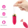 Sex-shop télécommande 10 modes vibrateur d'oeufs Dildo vibratrice de balle de balle de silicone sans fil pour les femmes Vibrating Panties Adult Toys Y19052502
