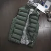 Moda-colete homens novo e elegante outono inverno quente mangas jaqueta colete do exército dos homens colete moda casuais casacos mens jaquetas à prova de vento