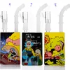 Bong Glass tuberías de agua dab rig pequeño hitman Botella de jugo hookah reciclador plataformas petroleras embriagador para fumar burbujeador