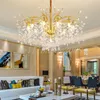 Postmodern Chandelier Atmospheric Crystal Pendant Lamp High-end Living Room Bedroom Restaurant Chandeliers Lighting Hotel Villa Luxury Hanging Light MYY