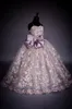 Lace Girls Pageant Dresses Spaghetti Appliques Pearls Big Bow Luxury Flower Girl Dress Custom Made Kids Formal Gowns