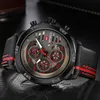 NAVIFORCE marque de luxe hommes Sport montres hommes en cuir Quartz étanche Date horloge homme militaire montre-bracelet relogio masculino