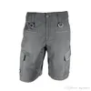 Pantaloncini da trekking da turismo da uomo Quick Dry Grandi multitasche Allentati da arrampicata all'aperto Pantaloni corti cargo mimetici tattici1236175