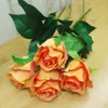 Grande vente!! Roses artificielles fleurs mignonnes petites fleurs de Rose blanche en soie décoration de mariage fournitures de fête fleur artificielle