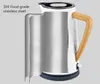 17L Elektryczny czajnik ze stali nierdzewnej 220V Automatyczna ochrona kotła woda zasilania ręczna Instant Heating Electric Teapot for9632154