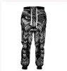 Hurtownie - Nowa Moda Mężczyzna / Kobiet Tatuaż Bluza Joggers Śmieszne Druk 3D Unisex Bluzy + Spodnie ZZ025