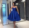 Royal Blue Homecoming Dresses 2019 New A Line Sweetheart Knee Length Juniors Sweet 16 Graduation Cocktail Party Gowns Plus Size Custom Made