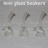 HOOPHS GLASS VATTERPIPES BONGS PYREX VATTEN BONG MED 10 mm Joint Beaker Oil Rigs Silikon Nektar