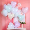 200pcs Macarons Color Heart Balloons 12 Wedding Pastel Latex Balloon Festival Party Event Supplies Wedding Room Decoration260g