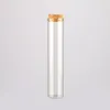 Mini Cork Stopper Wood Cover Portable Glass Bottle Case Innovative Sealed Container Jar For Herb Spice Miller Cigarette Tobacco Smoking DHL