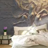 Papel de parede personalizado europeu 3D estereoscópico em relevo abstrato beleza arte corporal fundo pintura de parede sala de estar quarto mural