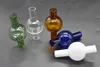 Große XXXL 50 mm Universal-Glas-Vergaserkappe für flache Quarz-Banger-Nägel, Glas-Wasserbongs, Dab-Rigs