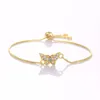 Summer fashion cute animal bracelet lucky eye butterfly bracelet ladies adjustable chain ladies gold jewelry gift