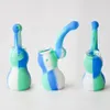 Wholesale Gourd Silicone Smoking Pipe Silicone Hand Pipe Portable Smoking Pipe Glass Bongs