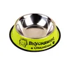 s Stainless steel dog bowl sport travel Pet dog cat food feeder Outdoor Drinking Water Fountain pet feeding tool cartoon s223l