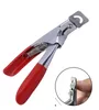 Na070 Nail Art Clipper Cutter UV Gel Tips Naild Dail Tips Edge Cutters Stainless Steel U One Word Clippers Manicure Tool Scissor8034652