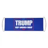 Donald Trump Flag Hand Held Trump Flag Double Sided Printed Bumper Håll Amerika Great Flag Banner 2020 Presidentval Flaggor DHL