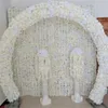 4060cm Série blanche personnalisée Silk Panneau de fleurs artificielles Décoration de mariage Décoration de mariage romantique fond de fleur décoratio8835015
