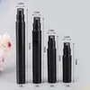 wholesale 2ml 3ml 4ml 5ml Black Plastic Perfume Bottles with Spray Pump Head Mini Sample Vials Wholesale