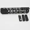 9'' inch M-lok Handguard Rail Picatinny Free Float Mount System with/without 3 pcs Mlok Rail Section_Black/Red/Tan Color