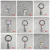 PU Bracelet Keychain Personalized Marble Leopard Keychain Lanyard Leather Tassel Key Chain Bracelet 32 Style HHA562